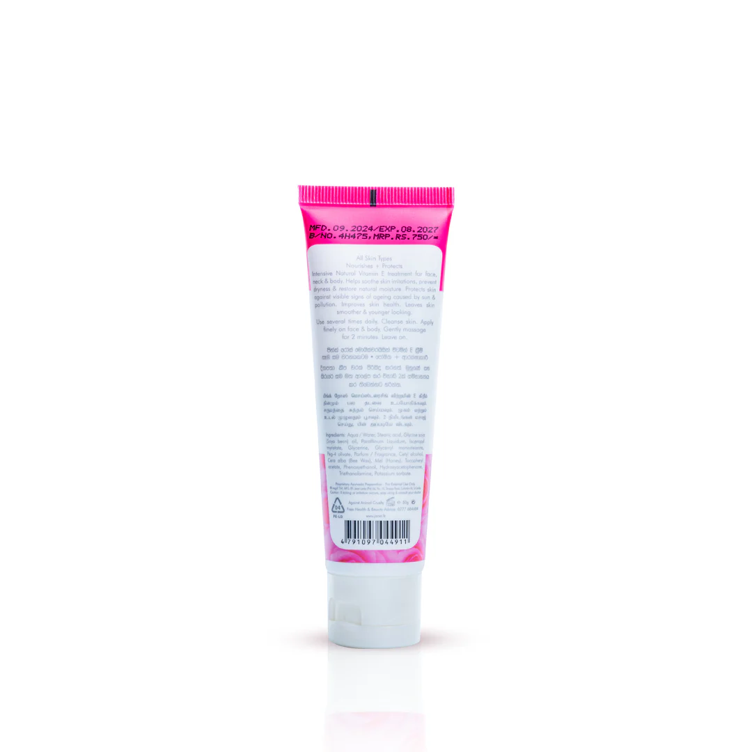 Pink Rose Vitamin E Cream - Image 3